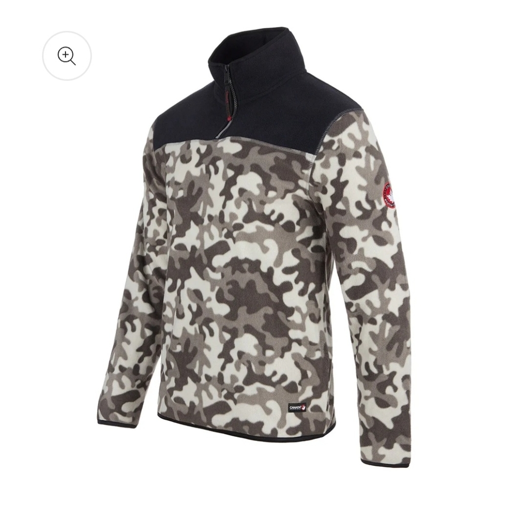 Canada Weather Gear Men's Colorblock 1/4 Zip,  L